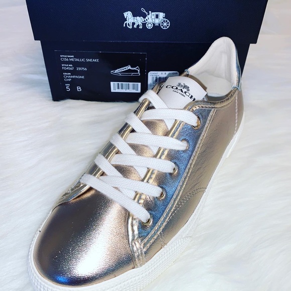 Coach Metallic Sneaker - Picture 3 of 3